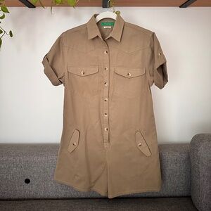 Clare V. Khaki Jumpsuit XS